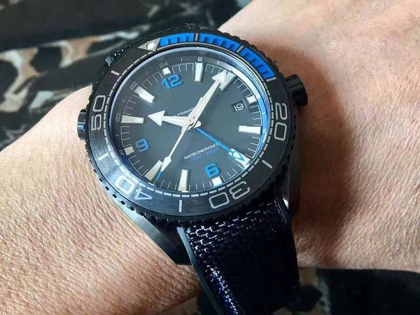 GMT 43.5mm orologio automatico mens orologio da polso da uomo impermeabile lunetta bracciale vetro zaffiro orologio casual timer orologio di lusso