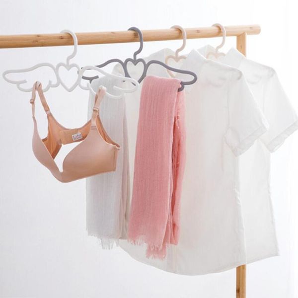 

hangers & racks 1pc angel hanger organizer plastic multi-functional scarf tie clothes hook household anti-slip 1065a