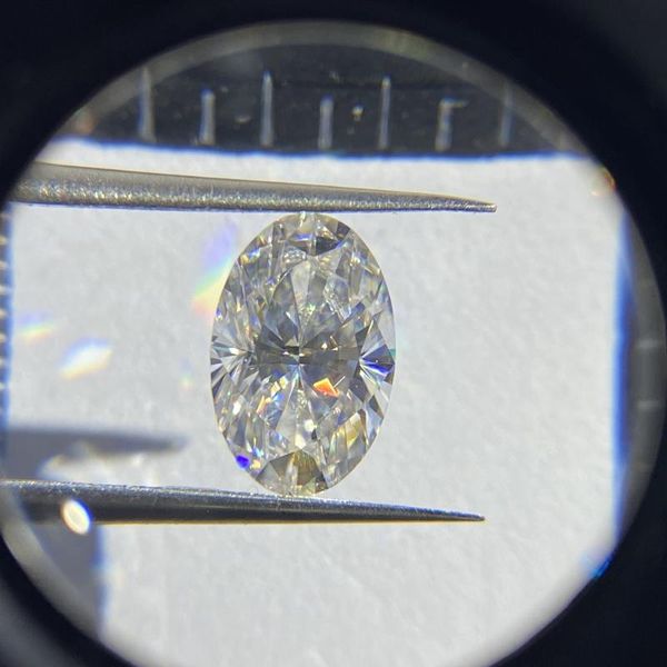 

loose diamonds lab created grown diamond with gra certificate stone oval cut 7*9mm 2 carat vvs d color white moissanite, Black
