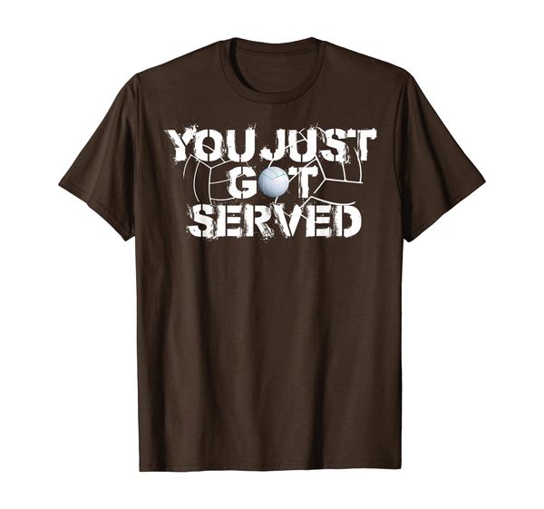 

Funny You Just Got Served Gift T-Shirt For Volleyball Fans, Mainly pictures