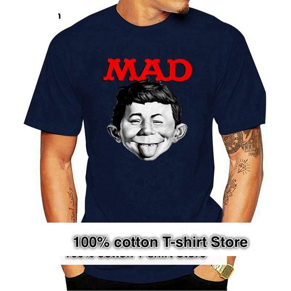 

men's t-shirts alfred e neuman mad vintage t-shirt premium cotton tee women's sizes more size and colors shirt, White;black