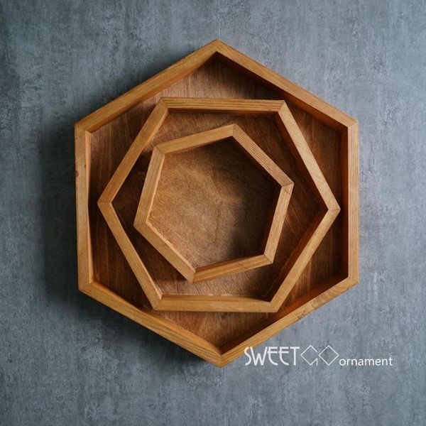 

other bakeware hexagon wood tray handmade vintage burly-wood cupcake pallet cake table decoration dessert makeup jewelry holder