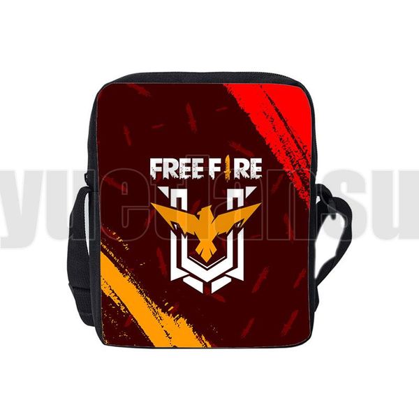 

waist bags 3d print game fire garena shoulder crossbody for children teenage rucksack women zipper canvas fashion back pack