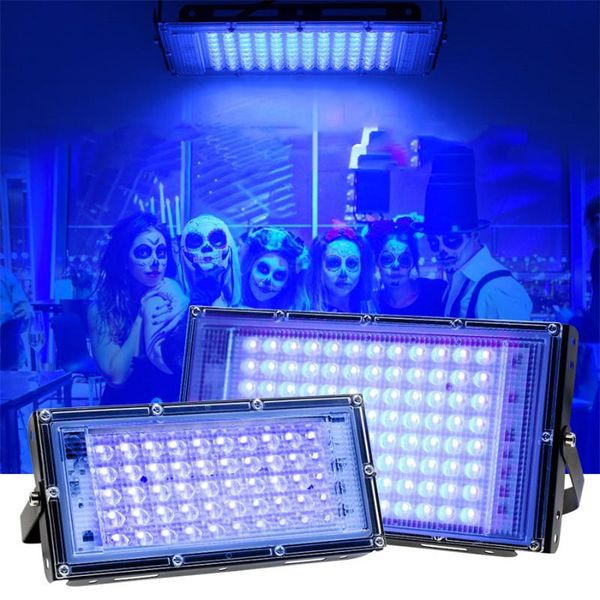 

floodlights uv led black light 100w 200w 300w floodlight waterproof ultraviolet fluorescent flood for wall bar halloween party