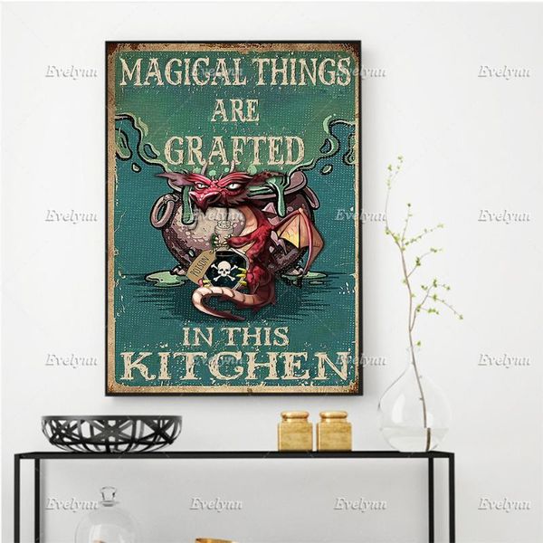 

paintings dragon retro posters painting and prints on canvas wall art picture for living room cuadros home decor floating frame