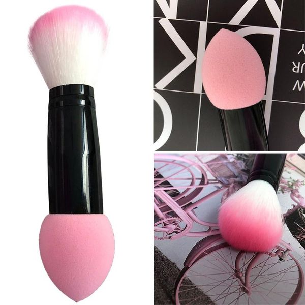 

eyelash curler professional double-head blusher powder concealer brush nylon make up brushes metal cosmetic tools with sponge makeup