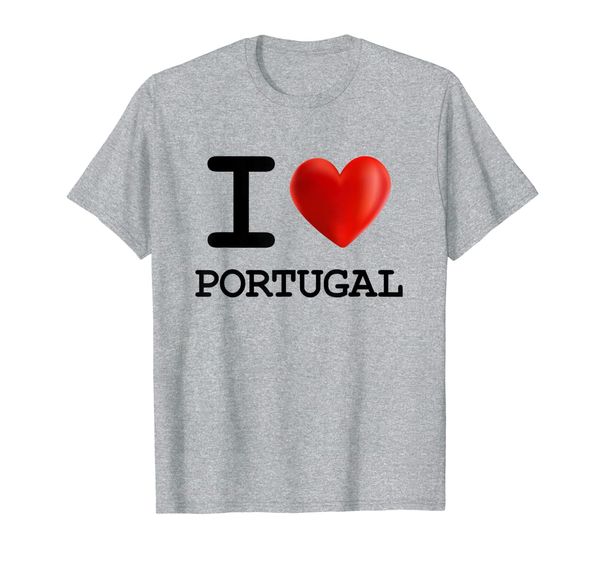 

i love portugal souvenir tourist heart t shirt, White;black