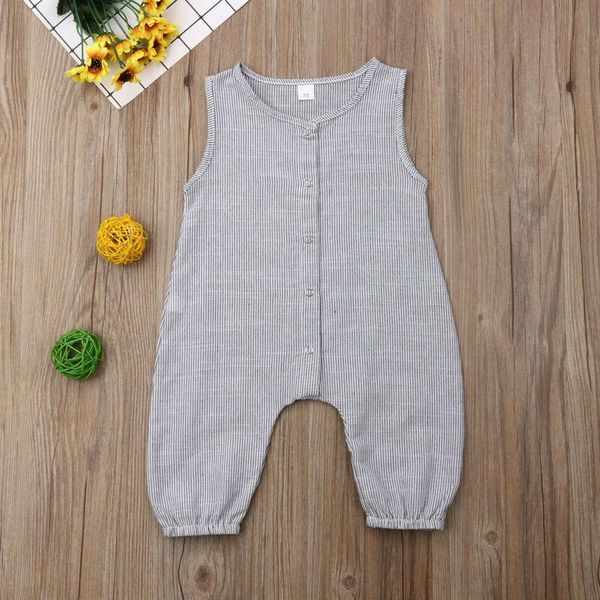 

jumpsuits pudcoco solid color born baby boy girl sleeveless cotton romper jumpsuit playsuit outfits summer 2021 clothes 0-24m, Blue
