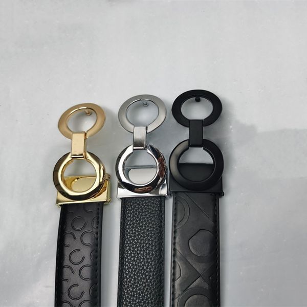

designer belts men jeans luxury belt womens fashion casual cowhide waistband business metal buckle leather belt width 3.4cm with box, Black;brown