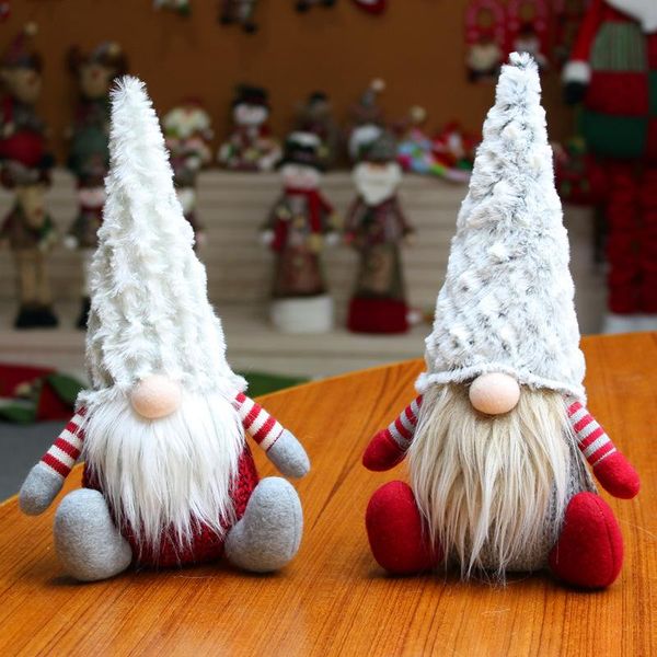 

decorative objects & figurines christmas decoration faceless doll forest elder rudolph ornaments year gifts santa claus dolls decor