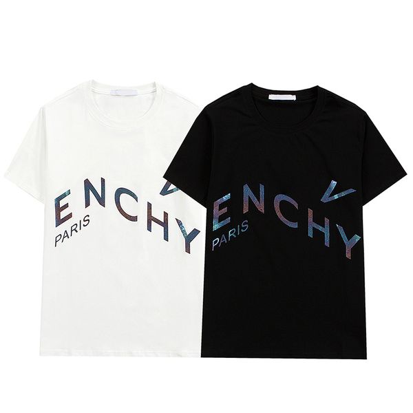 

2021 mens designers t shirt casual man womens loose tees with letters print short sleeves sell fashion men tshirts size m-xxxl, White;black