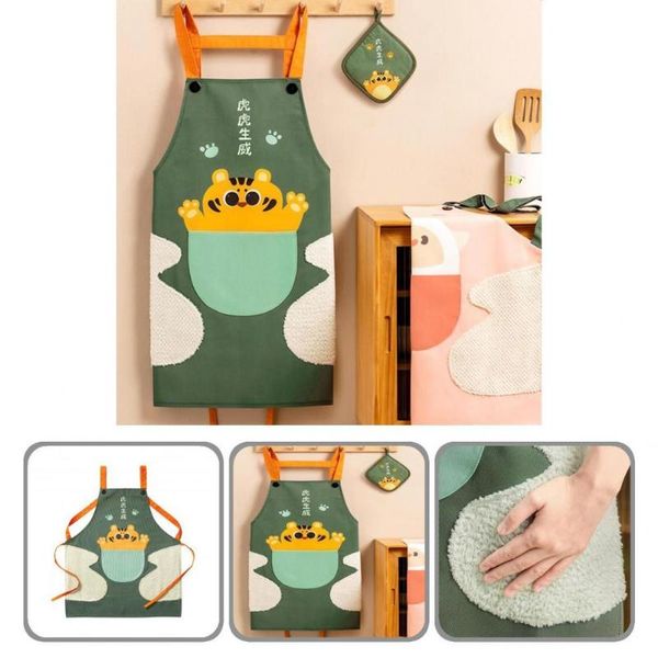 

aprons soft kitchen apron lace up design oil-proof polyester flower arranging cooking