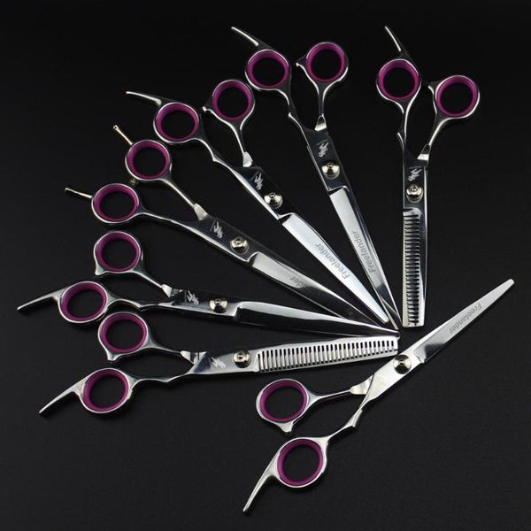 

hair scissors 7 inch stainless steel pet dogs grooming cat thinning shear sharp edge dog cutting animal barber tool