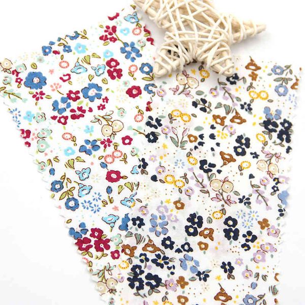 

40 all thread cotton floral active printing baby creeper pajamas diaper mask fabric