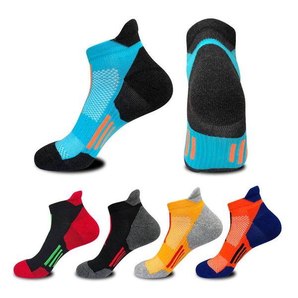 

profession team men women cotton sports socks cycling bike breathable bicycle footwear outdoor sportswear racing basketball 2021, Black