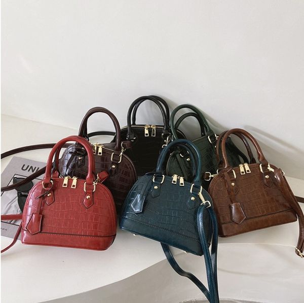 

stone pattern small shell bag designer women fashion handbags 2021 handbag casual trendy style shoulder bags crossbody purse