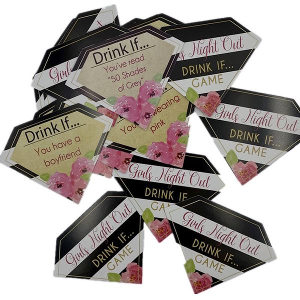 

greeting cards bachelorette party wedding decor hen girls night out drinking dare