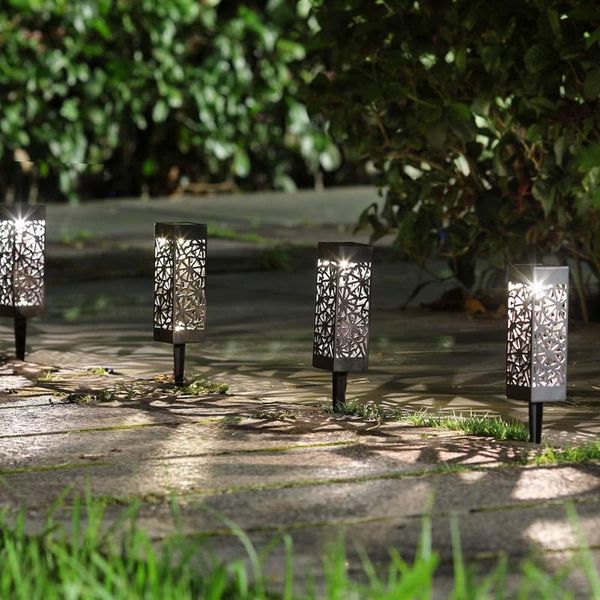 

outdoor led solar garden light waterproof net cover lawn lamp courtyard landscape home decor lamps