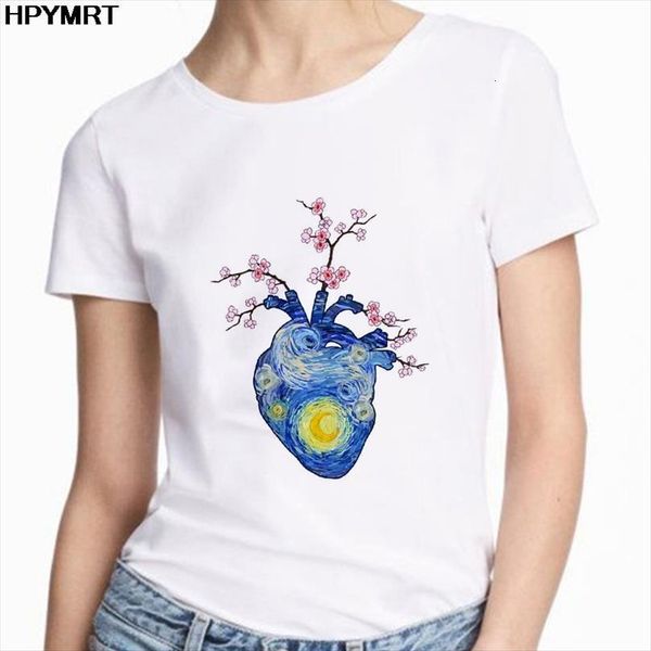 

and womens oil painting men heart women print harajuku flower o neck summer female casual clothing sleeves, White;black