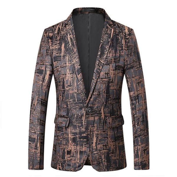 

men's suits & blazers trend mens slim fit suit jacket single button casual men blazer party/wedding/host formal, White;black