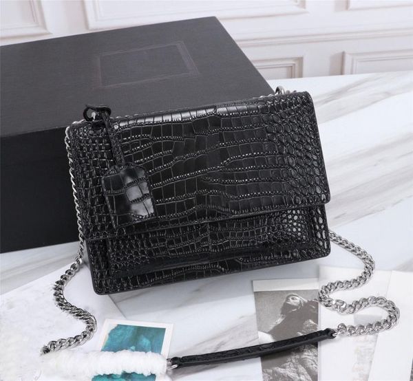 

evening bags 2021 women's leather handbag chain shoulder strap messenger bag ston