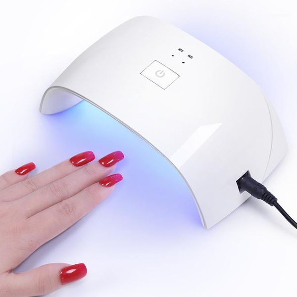 

6w/24w/36w white nail dryer machine uv led lamp portable usb cable home use gel varnish art tools1