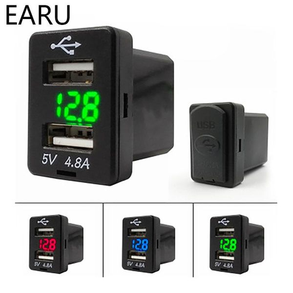 

voltage meters japanese usb display car reserved original hole 4.8a charger special meter voltmeter