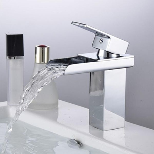 

bathroom sink faucets mixer tap deck mount cold single handle kitchen basin faucet bath commercial easy install stainless steel