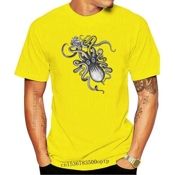 

kraken spiced rum ocs white t-shirt - ships fast men's t-shirts, White;black