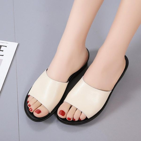 

sandals fashion women rome 2021 summer casual home outdoor beach open toe flats female shoes sandalias, Black