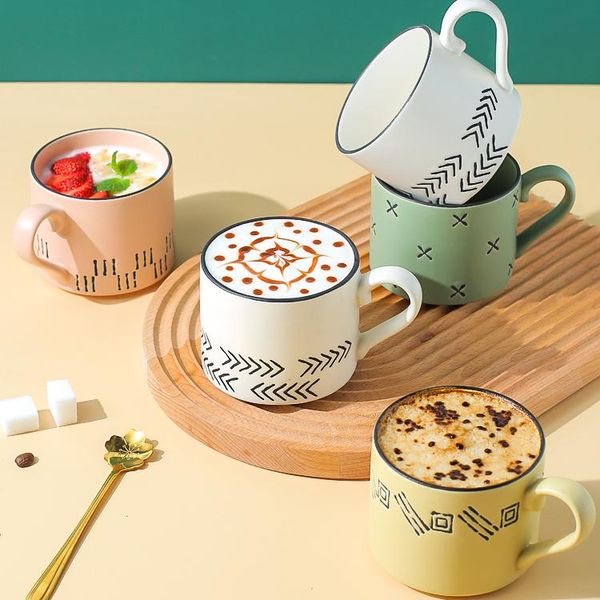 

mugs nordic style ceramic mug cup creative simple water breakfast couple kitchen dining bar tazas de cafe drinkware eb5mkb