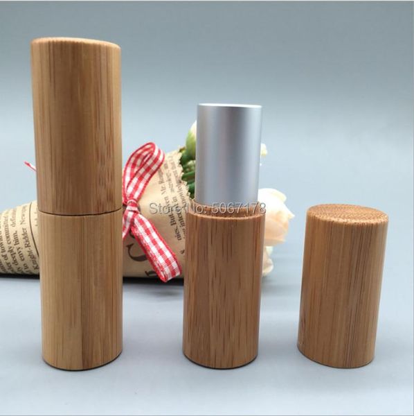 

storage bottles & jars 20/30/50pcs 12.1mm empty lip lipstick tubes natural bamboo refillable container