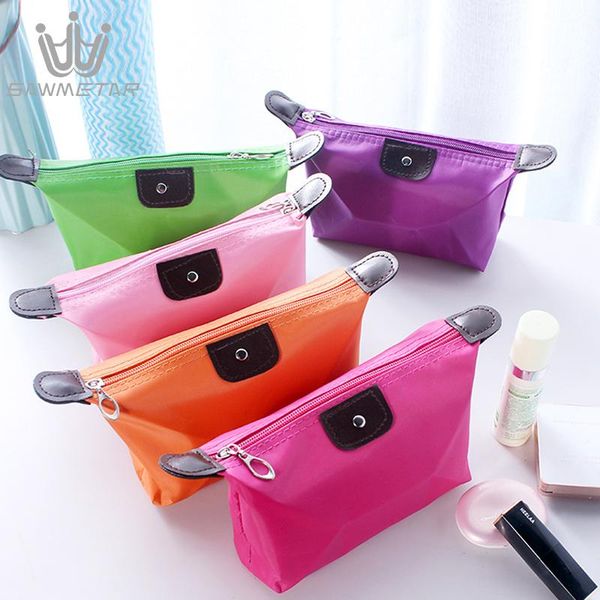 

colors in 1 set women travel cosmetic bag bath organizer makeup bags handbag portable cases female zipper pouch storage &