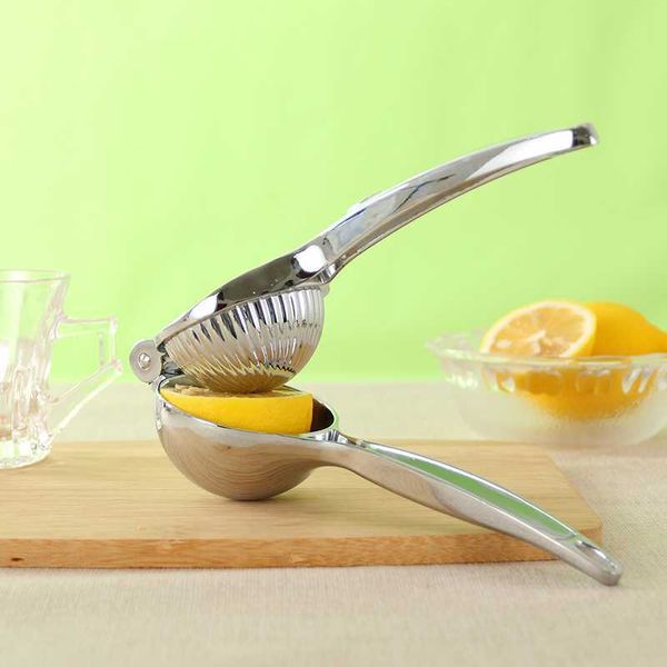Manuale in acciaio inossidabile Spremiagrumi per frutta per uso domestico Clip per limone Agrumi Verdura Mini Baby Grande gadget da cucina 210628