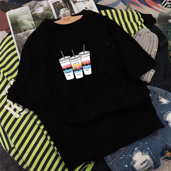 

tee 2021 classic summer leisure women's fashionable breathable t-shirt, White