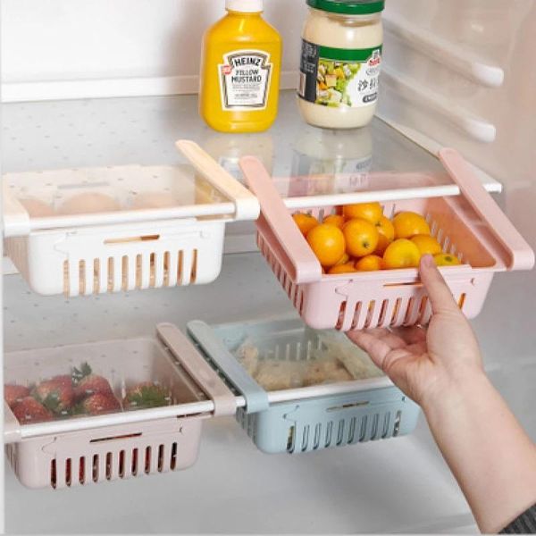 

storage drawers kitchen rack organizer accessories shelf fridge box