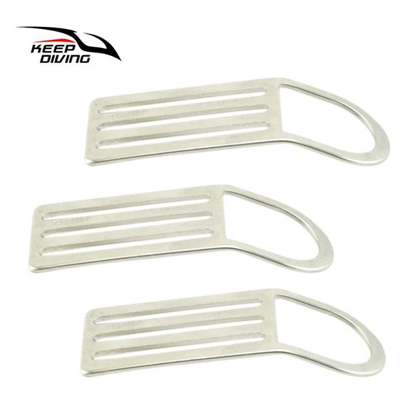

pool & accessories 3pcs/lot wholesale 316 stainless steel divin ring with d-ring scuba webbin clip