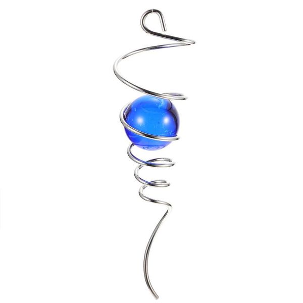 

novelty items wind gazing spiral tail garden ornament with hanging swivel hook