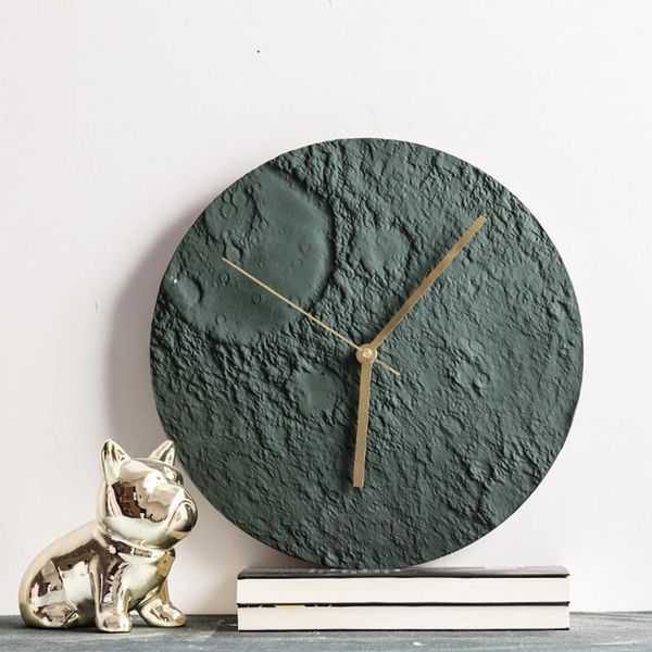 

wall clocks resin clock home living room decorations modern creative design round nordic style time display watches