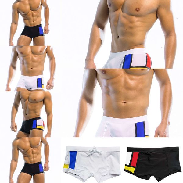 

male 2021uxh brand swim briefs low rise men's nylon trunk swimwear brief mens swimming surf elastic sunga underpants