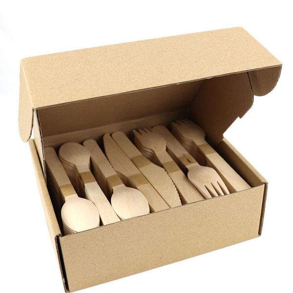 

disposable dinnerware 160mm cutlery travel set knife fork spoon for camping bbq