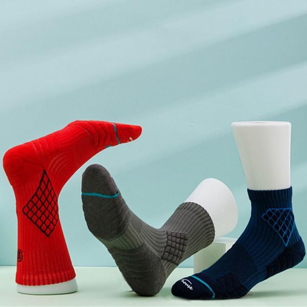 

sports socks 2021 professional compression fit for men women outdoor running hiking cycling riding sport size 39-44, Black