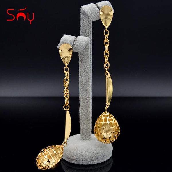 

dangle & chandelier sunny jewelry drop earrings fashion 2021 for women ball hollow out wedding party anniversary, Silver