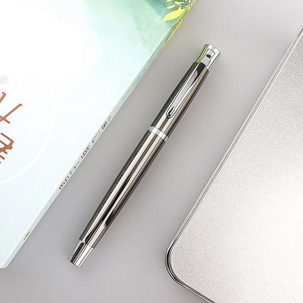 

fountain pens paili extra fine nib 0.38mm pen for finance luxury metal ink office supplies school birthday gift