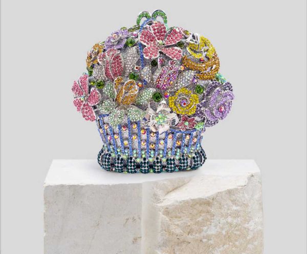 

evening bags xiyuan women mini red/pink crystal bag rhinestone clutch hard case metal wedding bridal diamond purses handbags