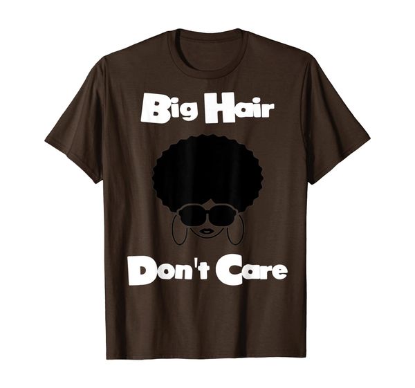 

Big Hair Don't Care Shirt | Curly Hair Afro T | Black Owned, Mainly pictures