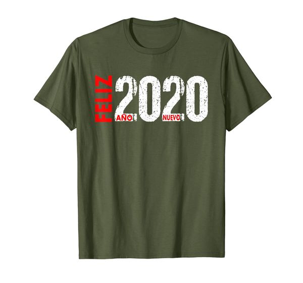 

camiseta happy new year regalo ideal feliz ano nuevo 2020 t-shirt, White;black