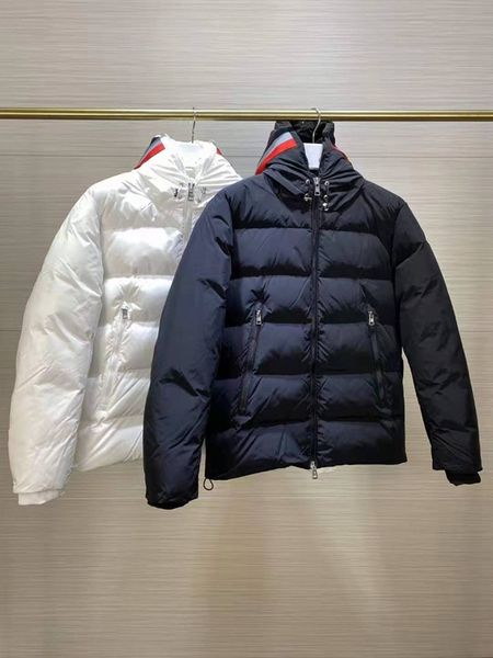 

2021 light down jacket designer coat mens winter cold proof men coats thickened warm hooded new pattern goose downs jackets, Black