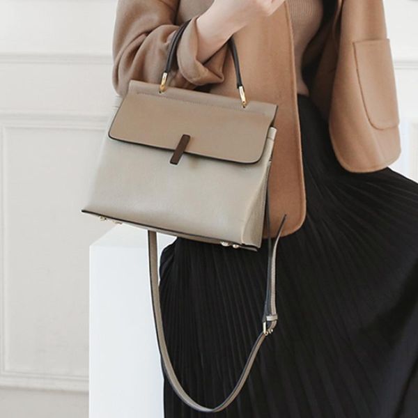 

evening bags 2021 trend all-match retro one-shoulder diagonal bag fashion portable large capacity officewomen soft genuine leather handbag