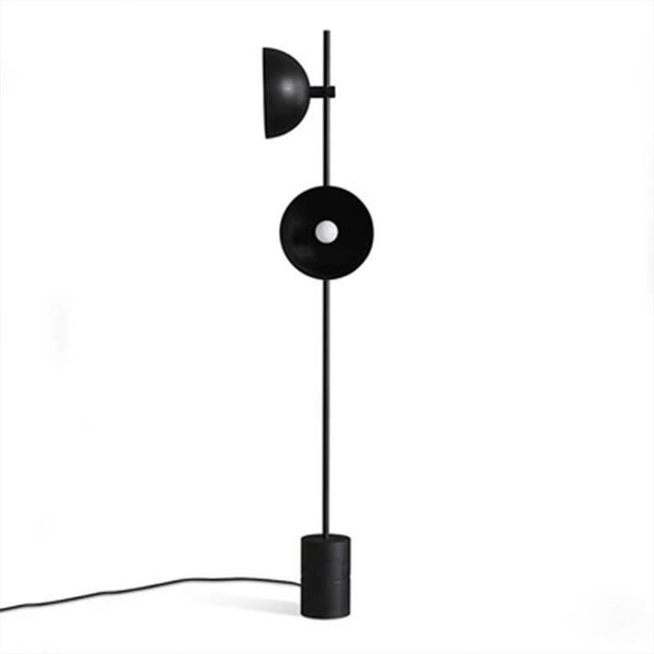 

nordic black marble base floor lamps for living room standing lamp corner iron horn stand light bedroom luminaire